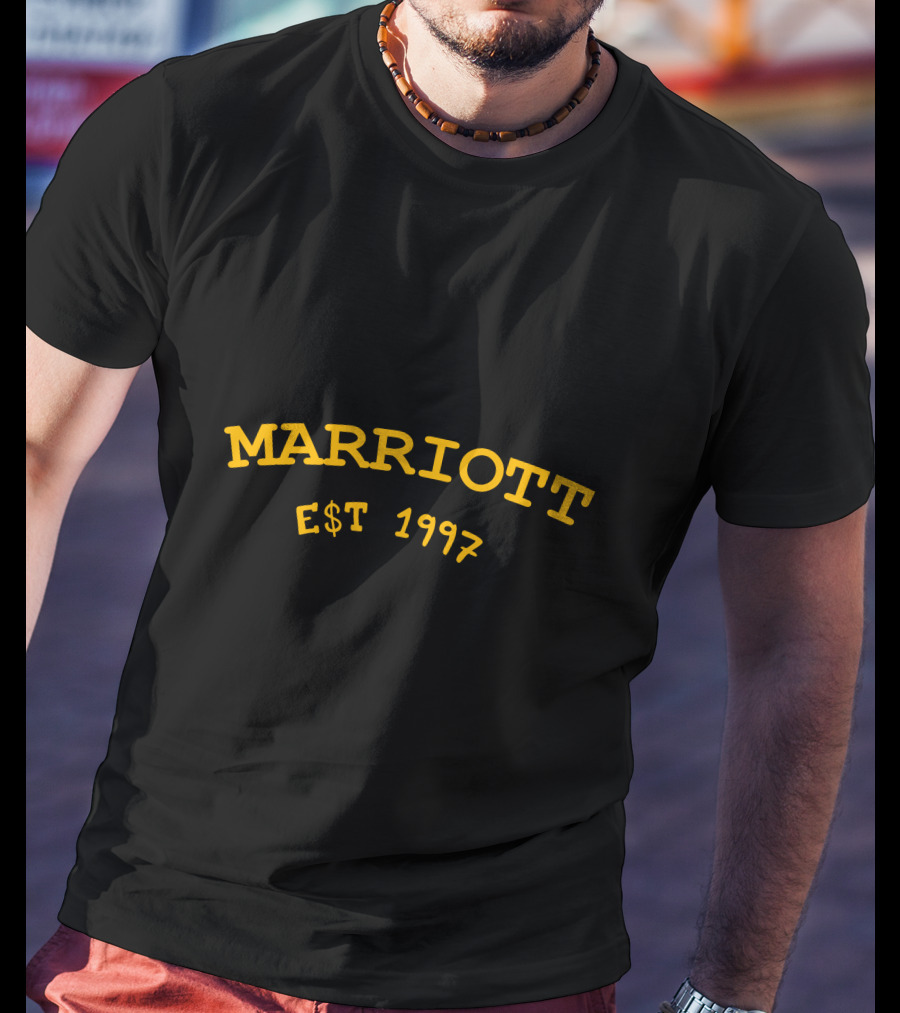 Marriott Est 1997 Hat Flower T-Shirt