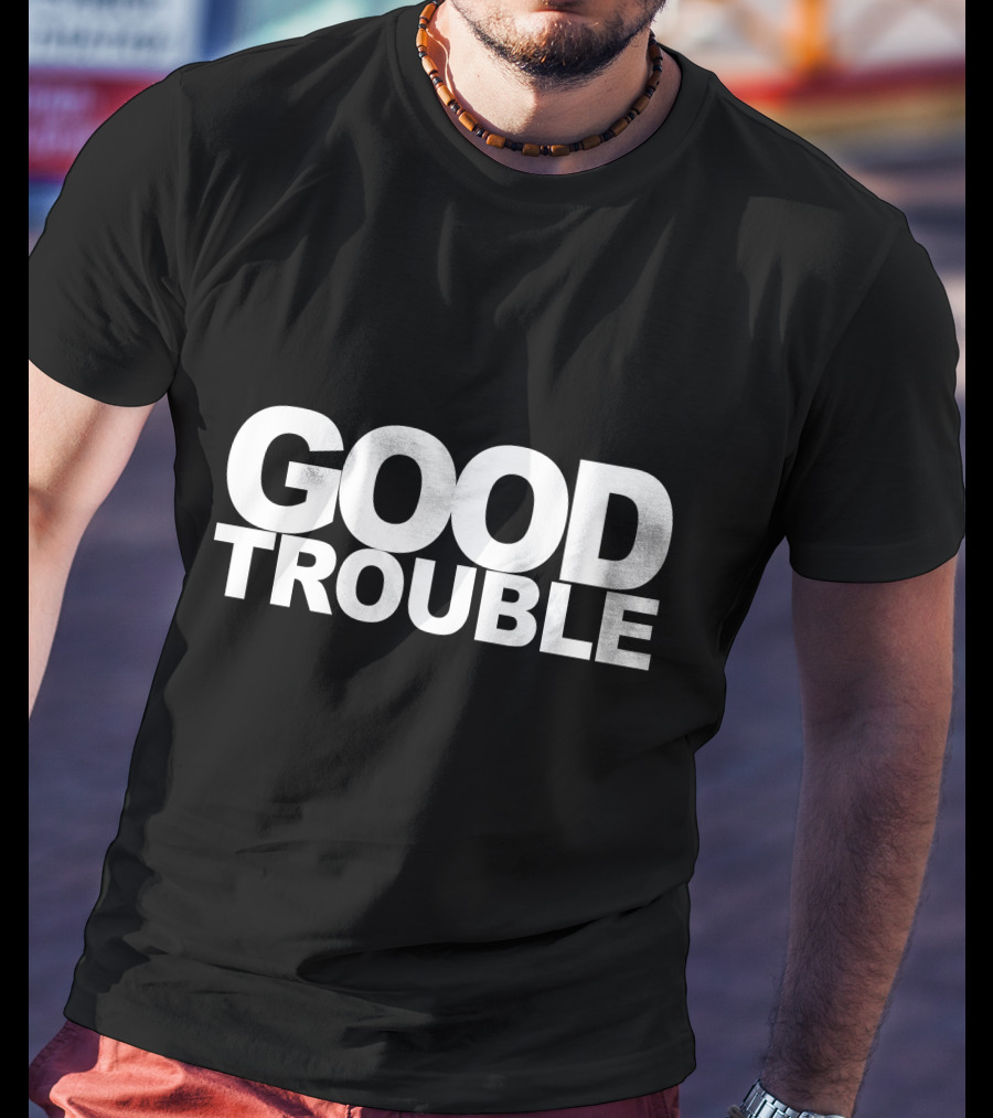 Face Masks John Lewis Good Trouble Iconic T-Shirt