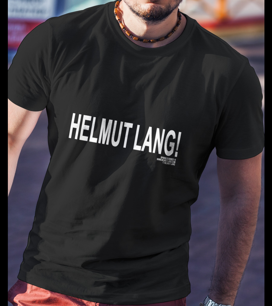 Hel Mut Lang Spring Summer 98 Www.helmutlang.com Installation By Helmut Lang T-Shirt