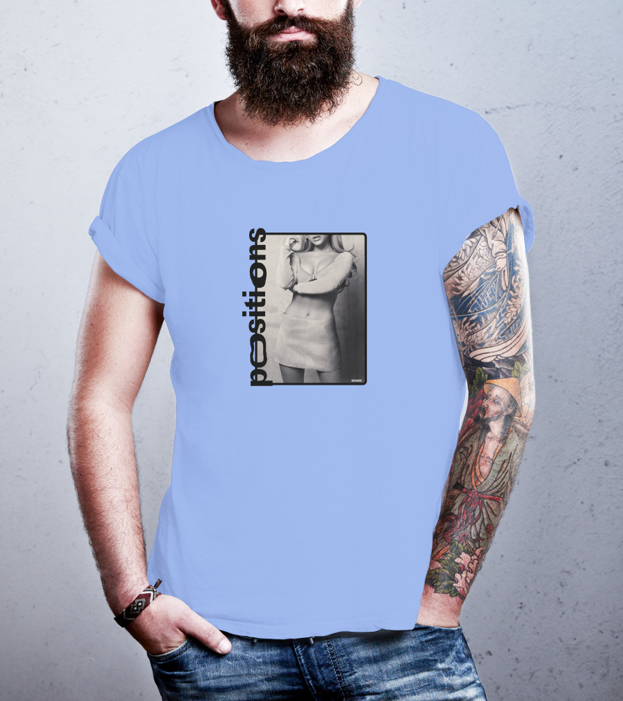 Positions Ariana Grande Black And White Photo Merch T-Shirt