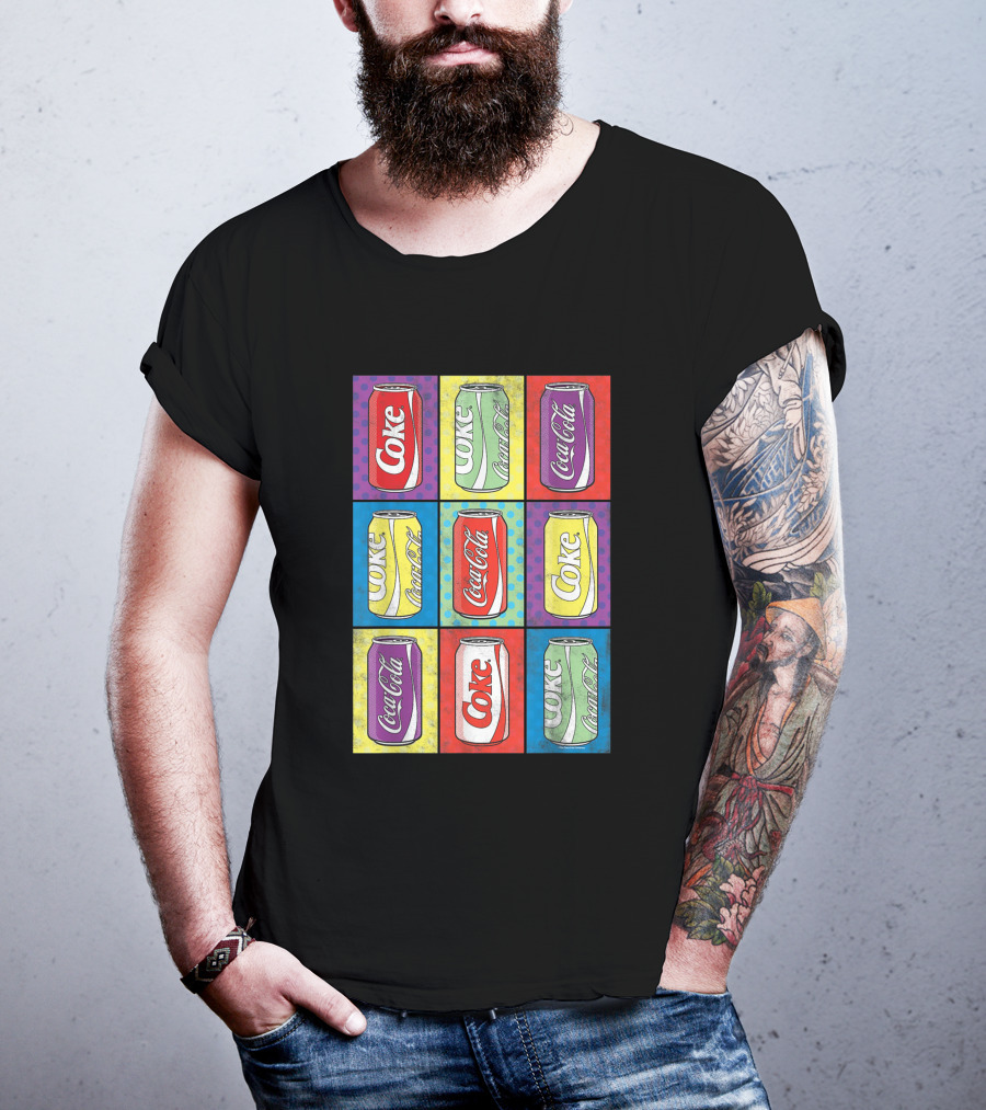 Coke Coca Cola Cans Retro Pop T-Shirt