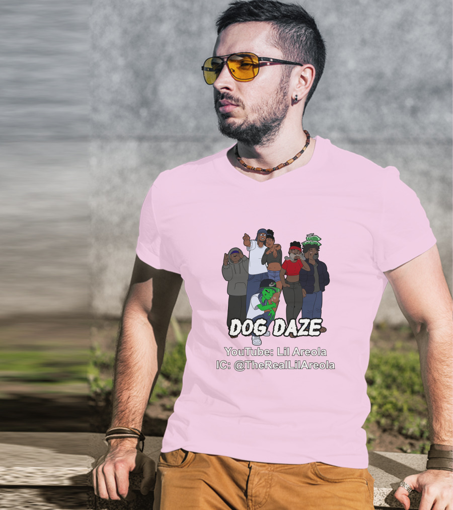 Dog Daze YouTube Lil Areola IC @TheRealLilAreola T-Shirt