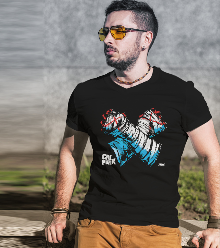 CM Punk Anthem AEW Melissa CMPunk T-Shirt