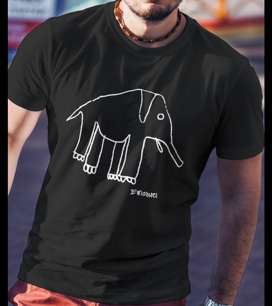 Umano Emanuel Elephant Drawing T-Shirt