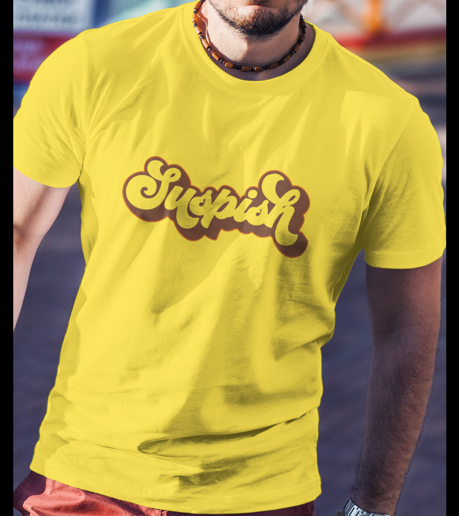 Merchlabs Suspish Stylized Text T-Shirt