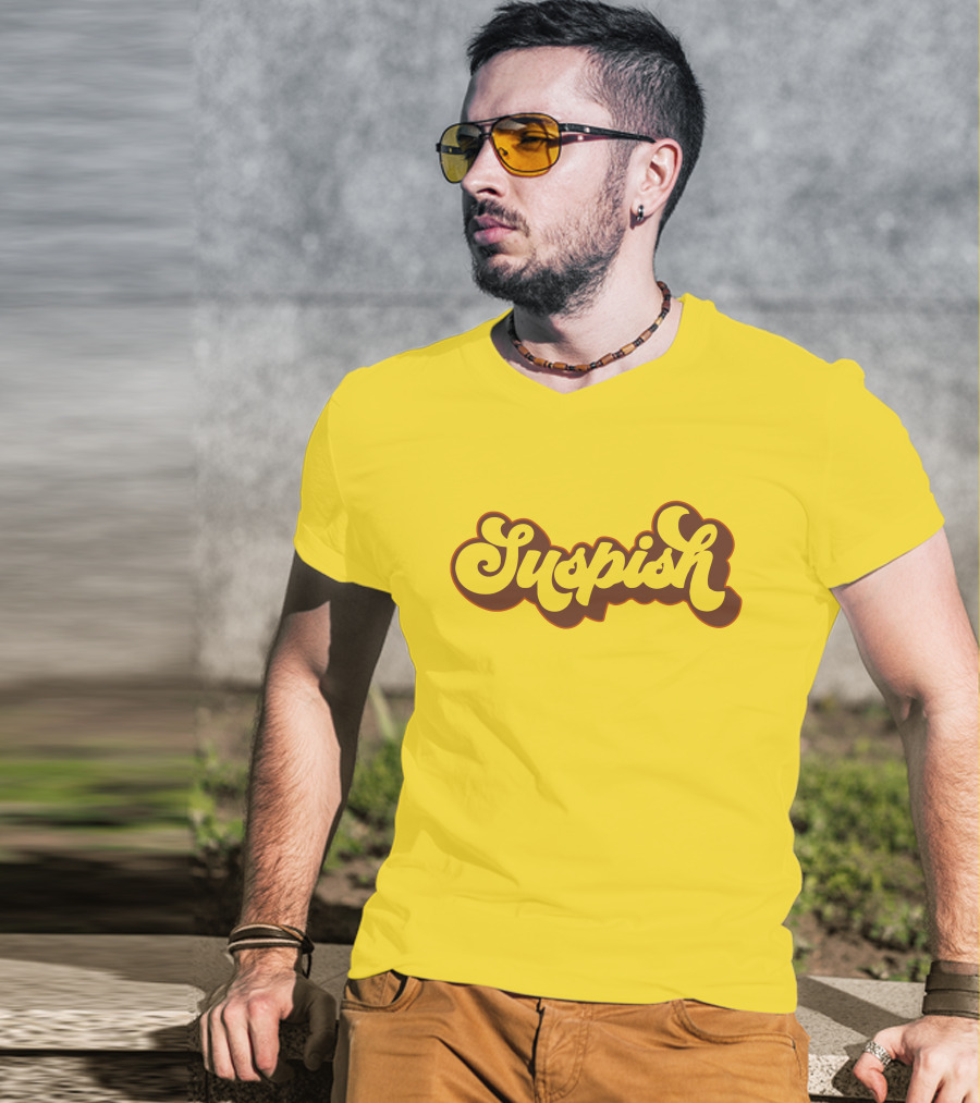 Merchlabs Suspish Stylized Text T-Shirt