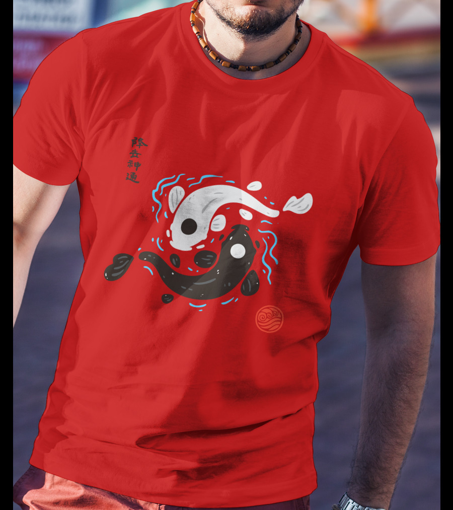 Yin Yang Koi Fish Thomas Sanders Asian Inspired T-Shirt