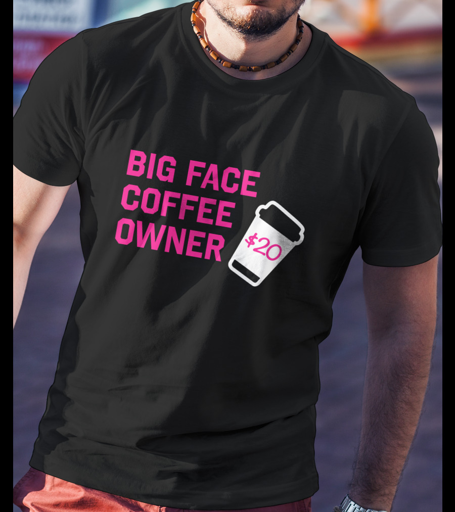 Big Face Coffee Owner $20 Miami Heat UK T-Shirt