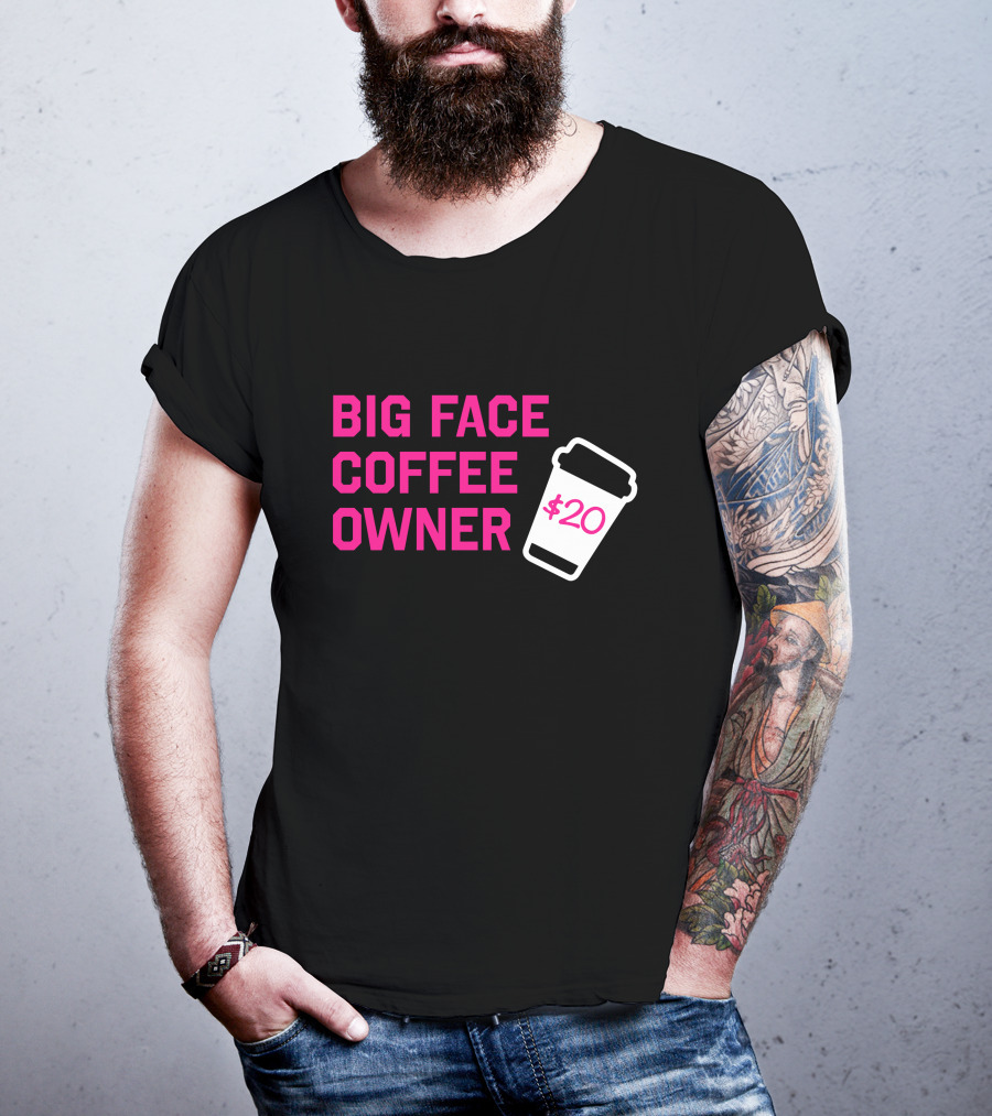 Big Face Coffee Owner $20 Miami Heat UK T-Shirt