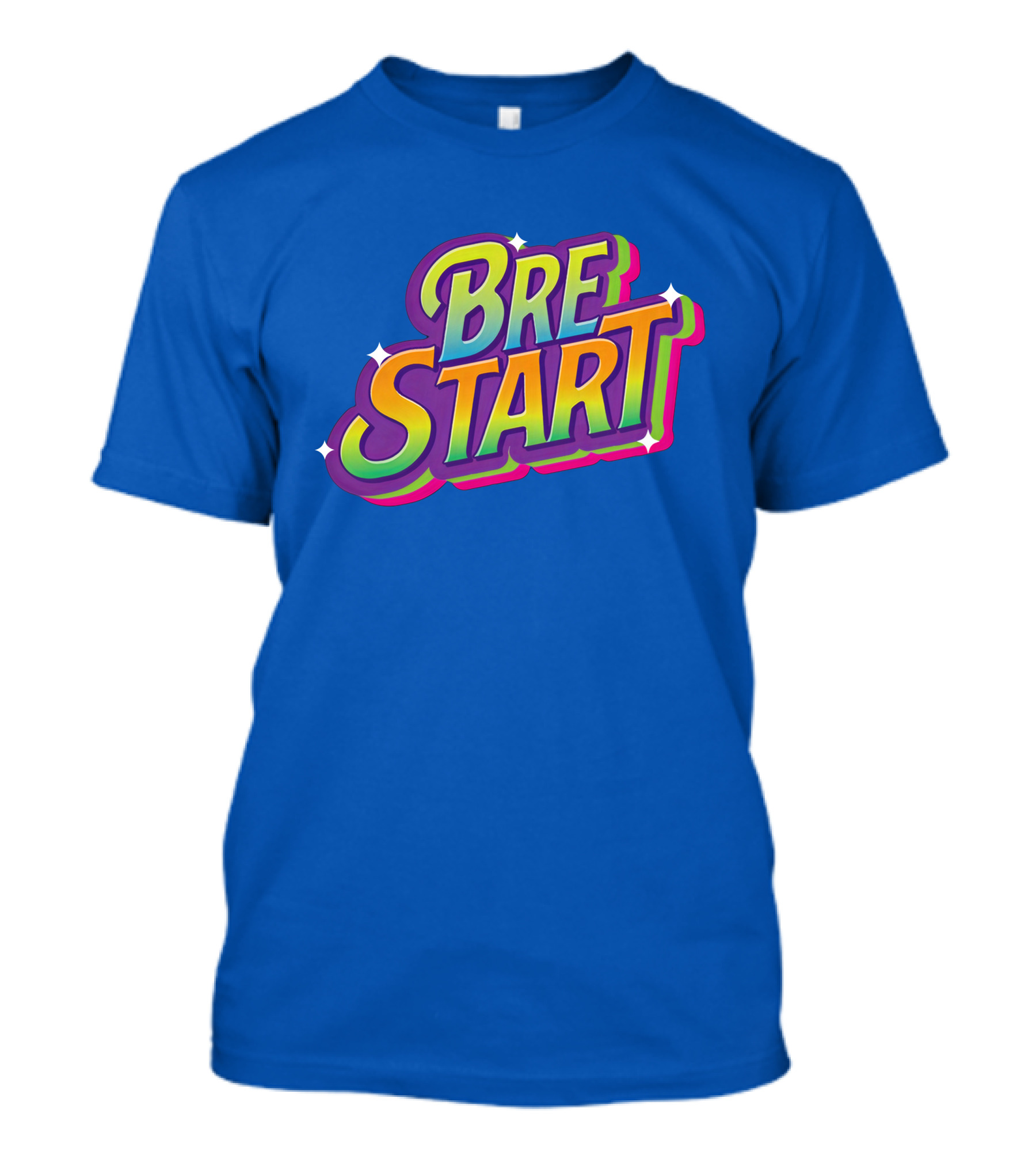 Uuddshop Bre Start Bubble Retro Rainbow T-Shirt