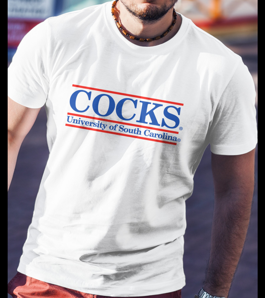 Cocks University Of South Carolina Athletic Team T-Shirt