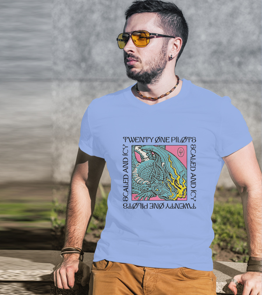 Twenty One Pilots Scaled And Icy Dragon T-Shirt
