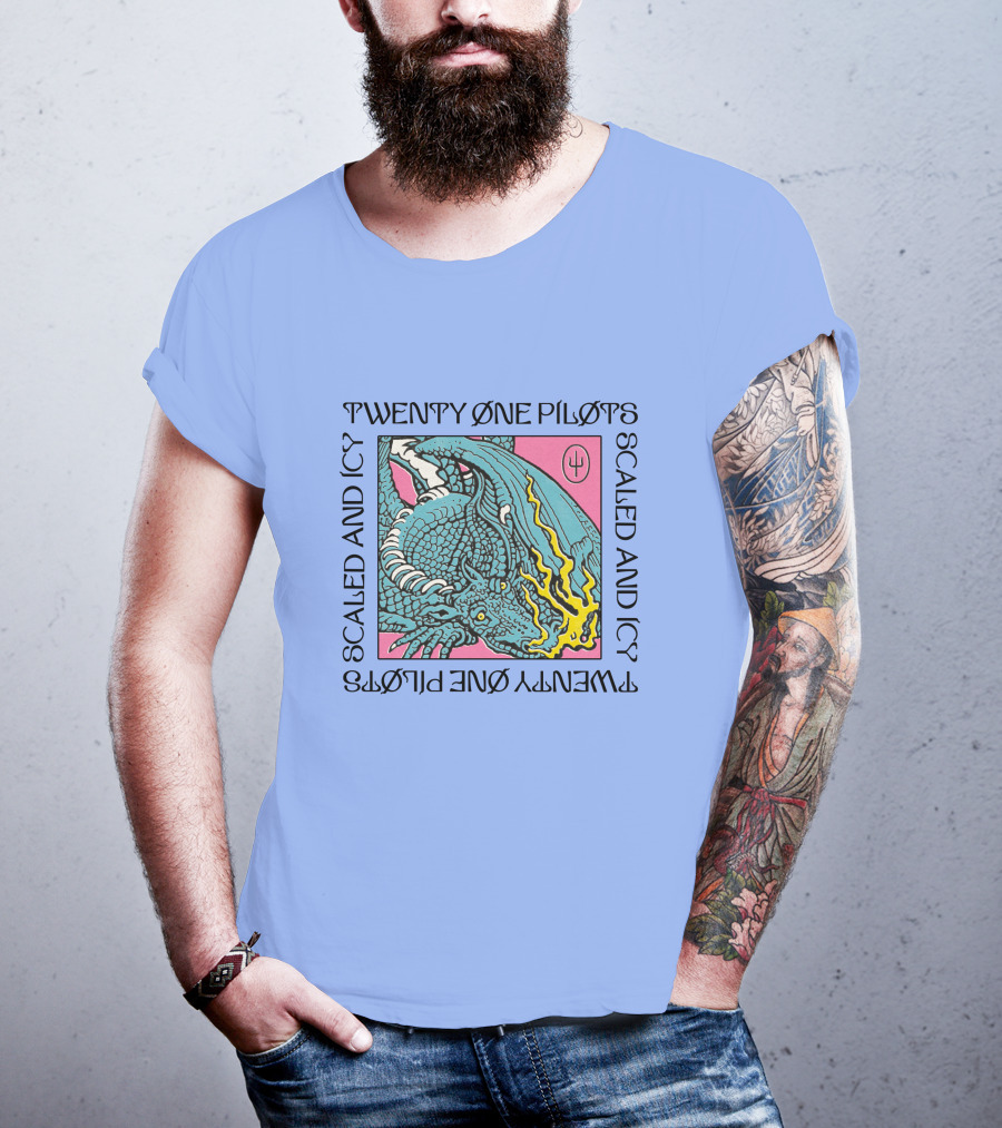 Twenty One Pilots Scaled And Icy Dragon T-Shirt
