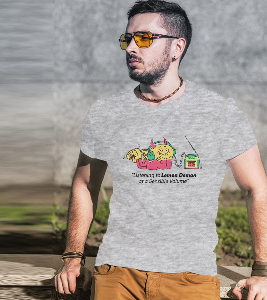 Listening To Lemon Demon At A Sensible Volume T-Shirt