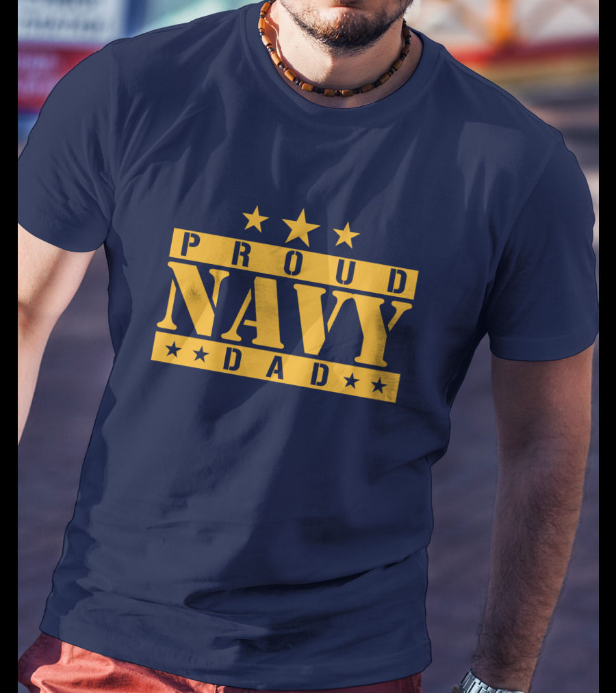 Proud Navy Dad Justmeagain34 T-Shirt
