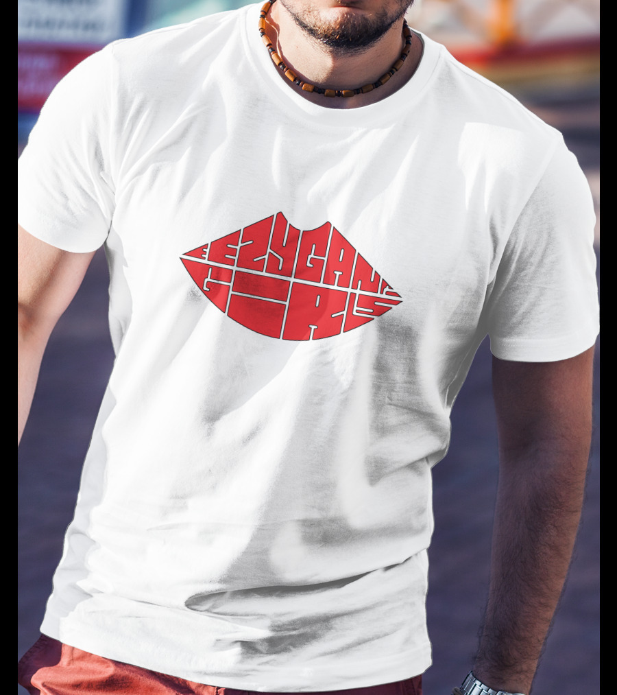 Eezygang Merch Eezygang Girls Red Lips T-Shirt