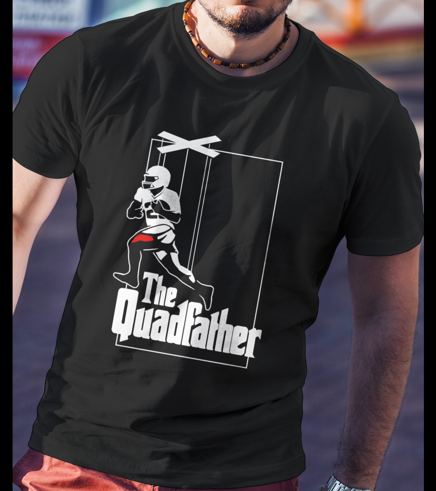 Aj Dillon The Quadfather Football Puppet T-Shirt