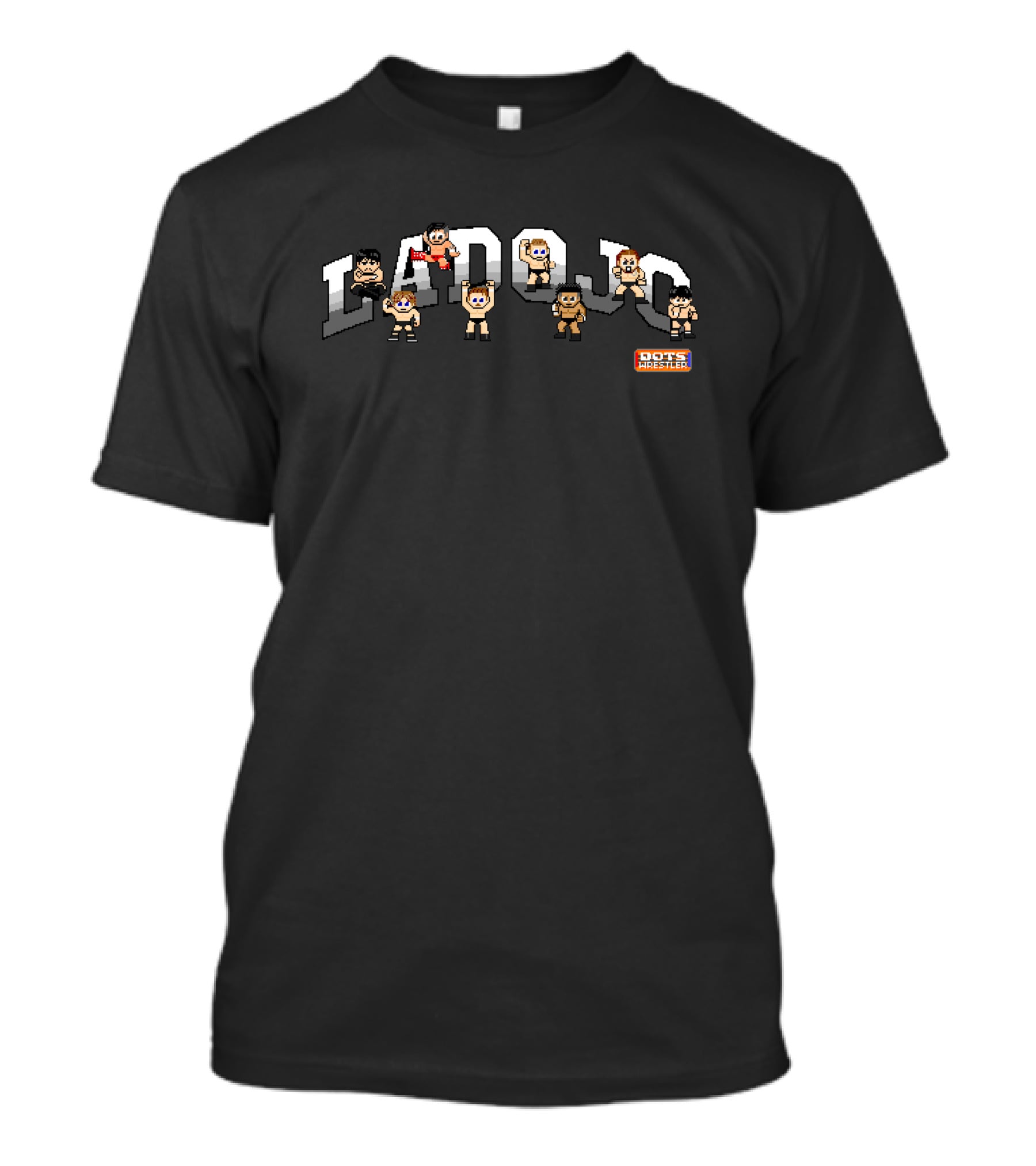 NJPW1972 Shop LA Dojo Dots Wrestler Retro Iconic T-Shirt