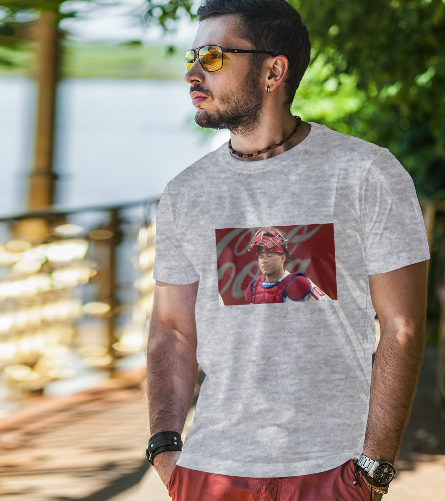 Realmuto On Eye Roll It Was Terrible Timing Coca-Cola Catcher Moment T-Shirt