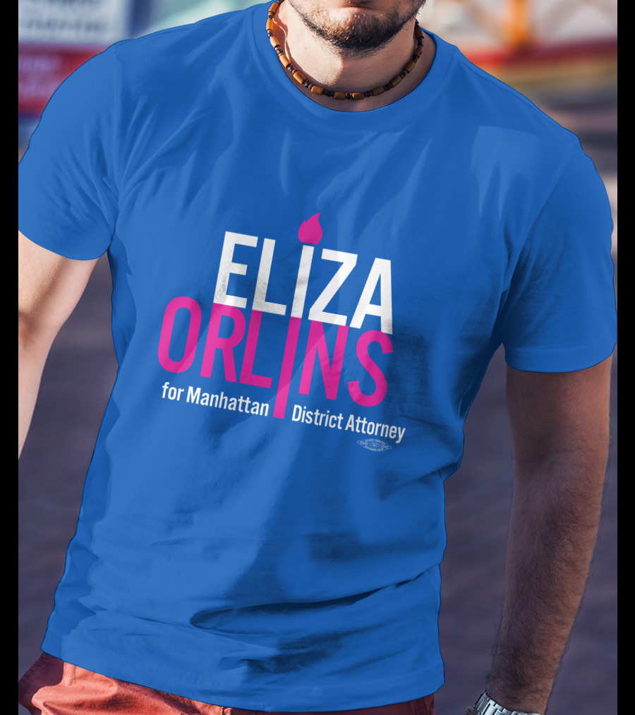 Eliza Orlins For Manhattan District Attorney Campaign Flame T-Shirt