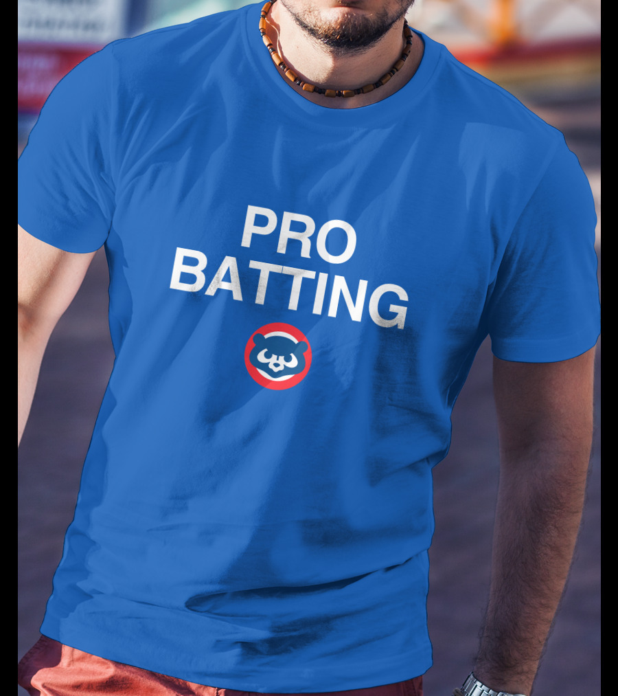 Pro Batting Matt Duffy Cubs Logo Obvious T-Shirt