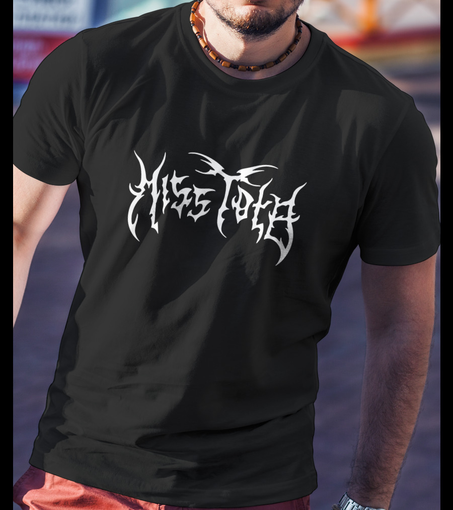Miss Toto Dragqueenmerch Gothic Script T-Shirt