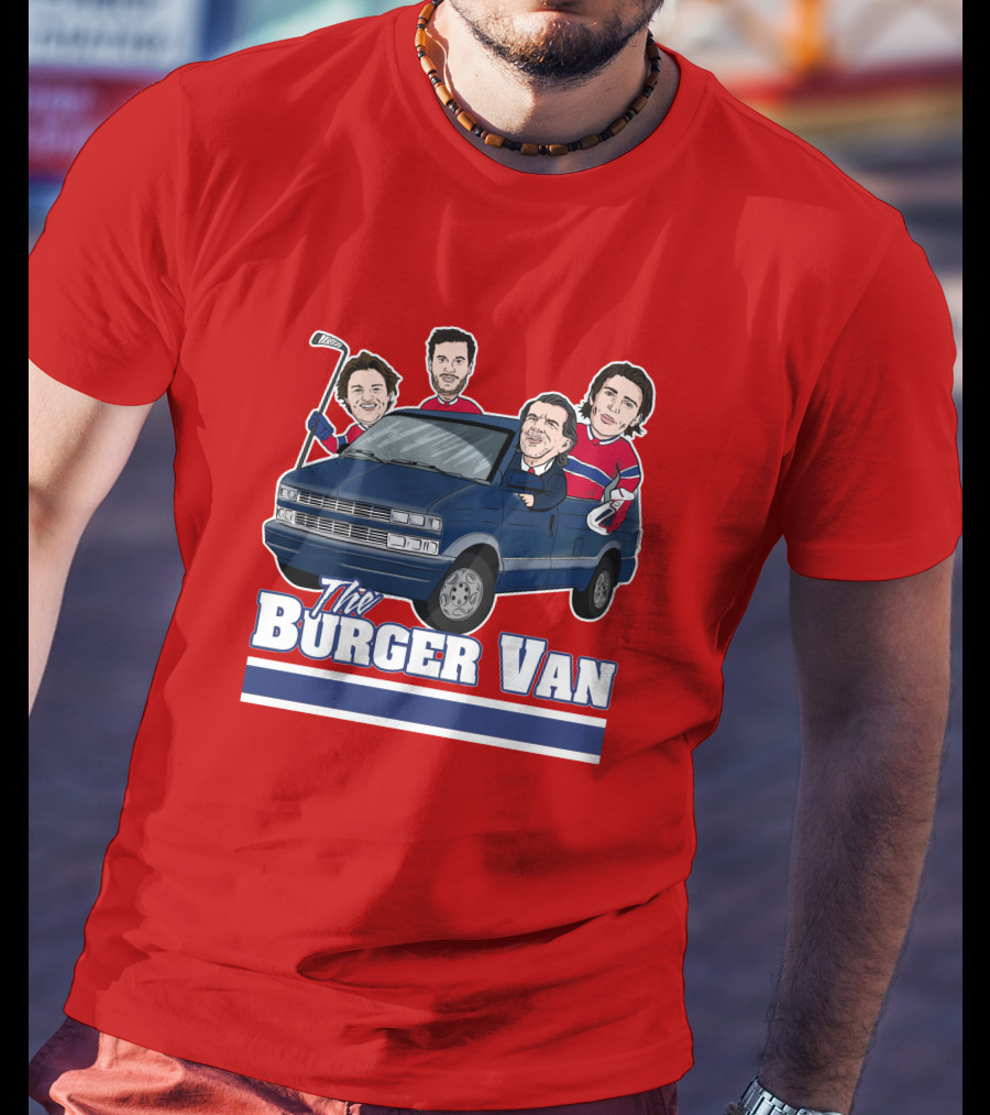Burger Van Hockey Crew T-Shirt