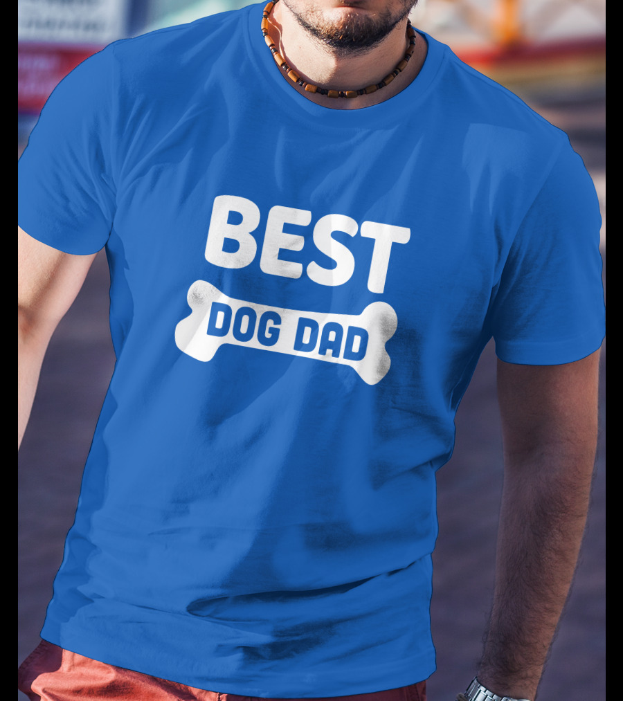 BEST DOG DAD Bone T-Shirt