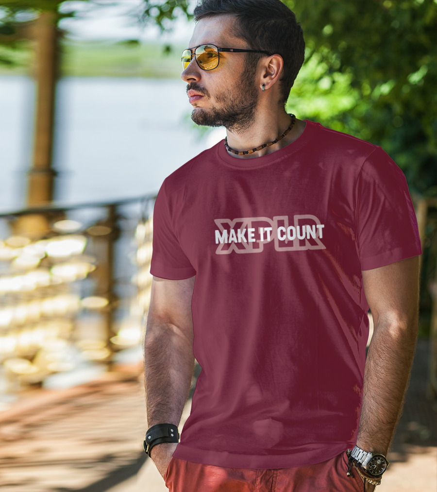 XPLR Merch Make It Count T-Shirt