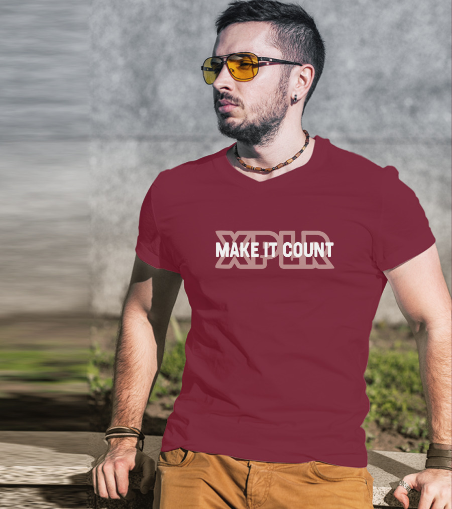 XPLR Merch Make It Count T-Shirt