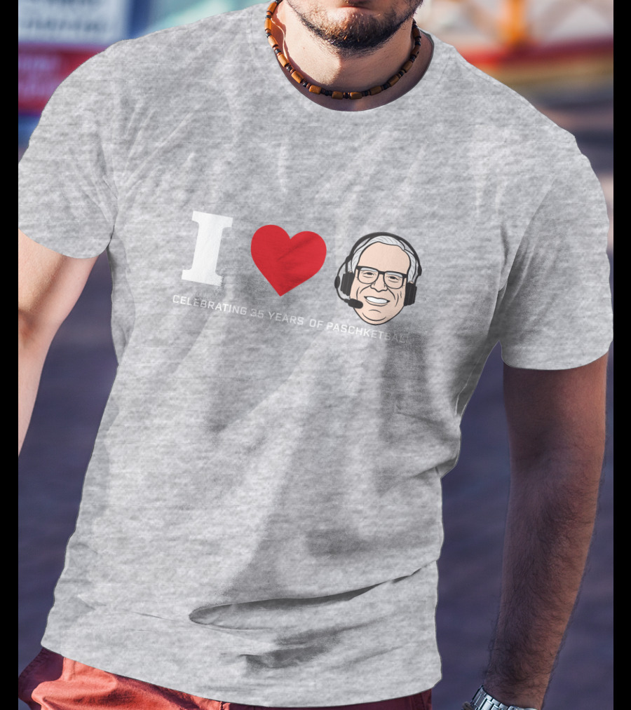 I Love Celebrating 35 Years Of Paschketball T-Shirt