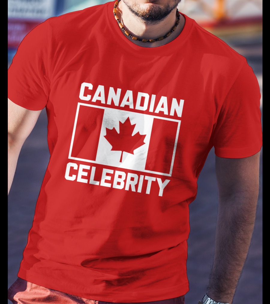 Canadian Celebrity Maple Leaf Flag Holy Elle T-Shirt