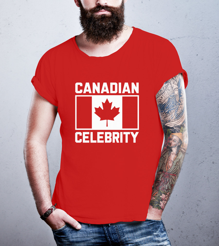 Canadian Celebrity Maple Leaf Flag Holy Elle T-Shirt