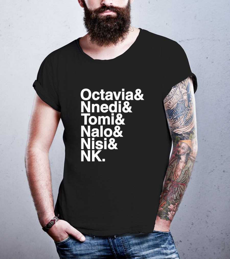 Octavia Nnedi Tomi Nalo Nisi NK Celebrated Authors T-Shirt