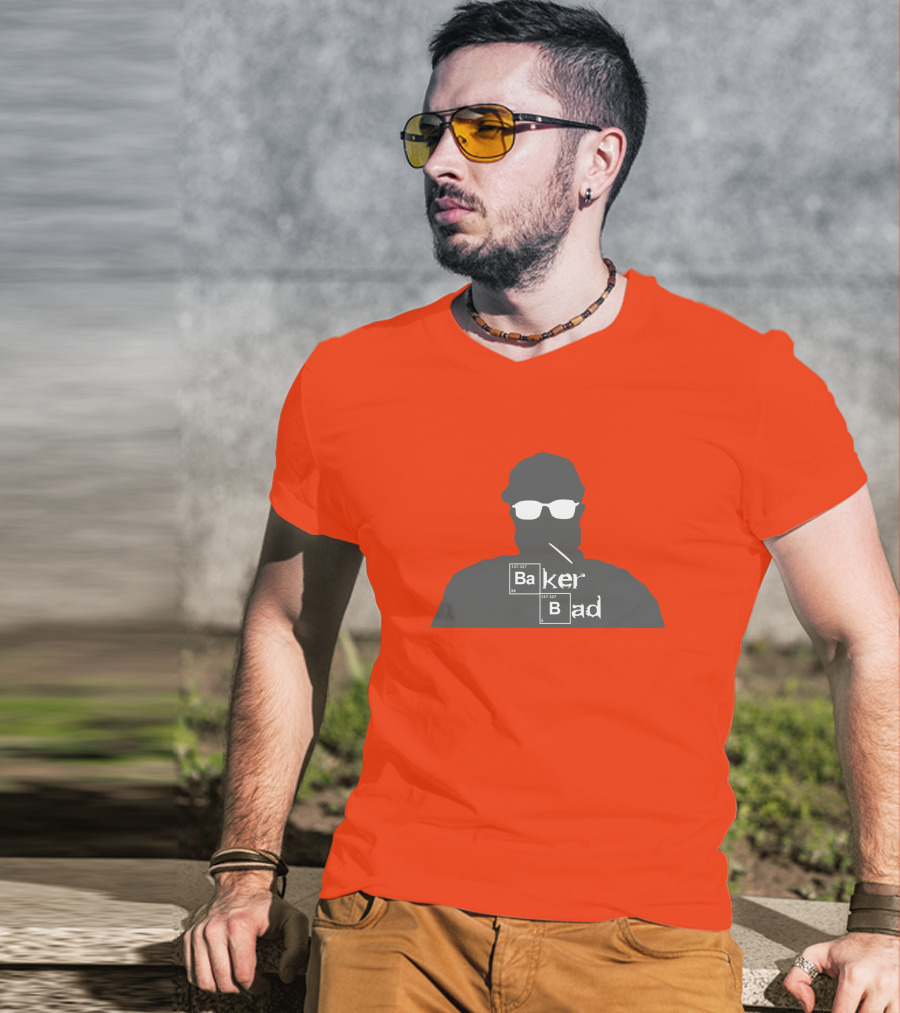 Apollohou Merch Baker Bad Dinn Mann Breaking Bad Inspired Walter T-Shirt