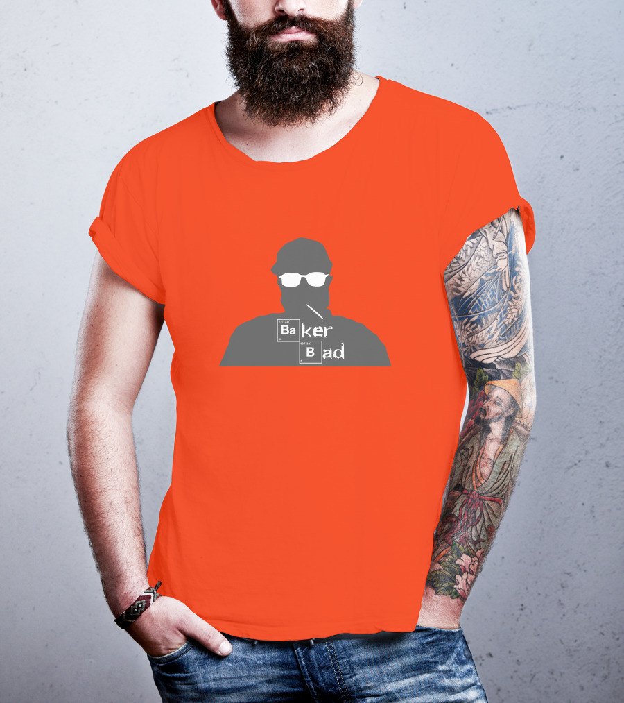Apollohou Merch Baker Bad Dinn Mann Breaking Bad Inspired Walter T-Shirt