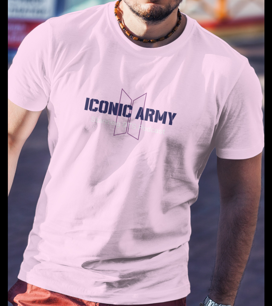 Iconic Army Stanning BTS Podcast T-Shirt