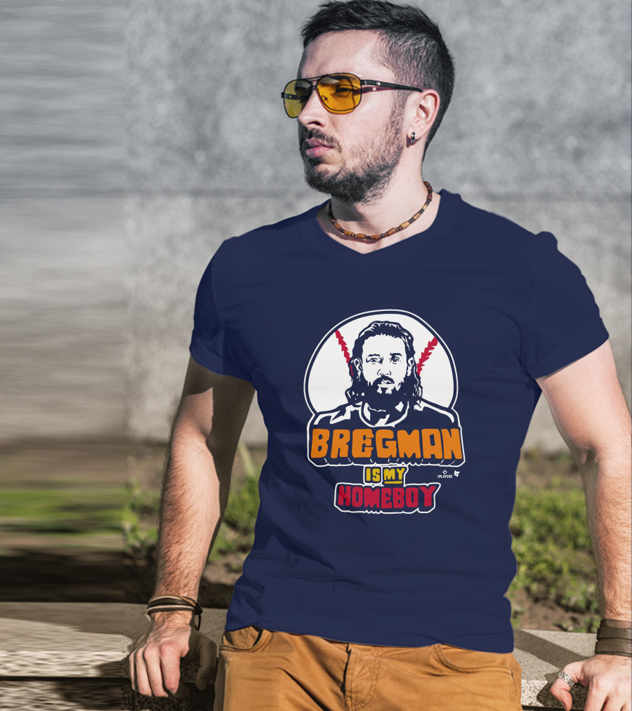 Bregman Is My Homeboy Baseball Graphic BreakingT Monstarjplayers T-Shirt