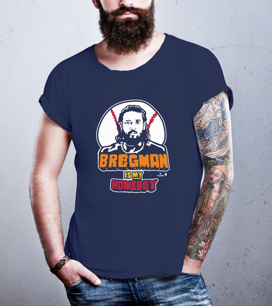 Bregman Is My Homeboy Baseball Graphic BreakingT Monstarjplayers T-Shirt