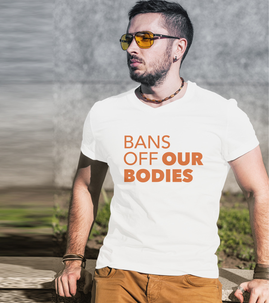 Bans Off Our Bodies ACLU Texas Bold Advocacy T-Shirt