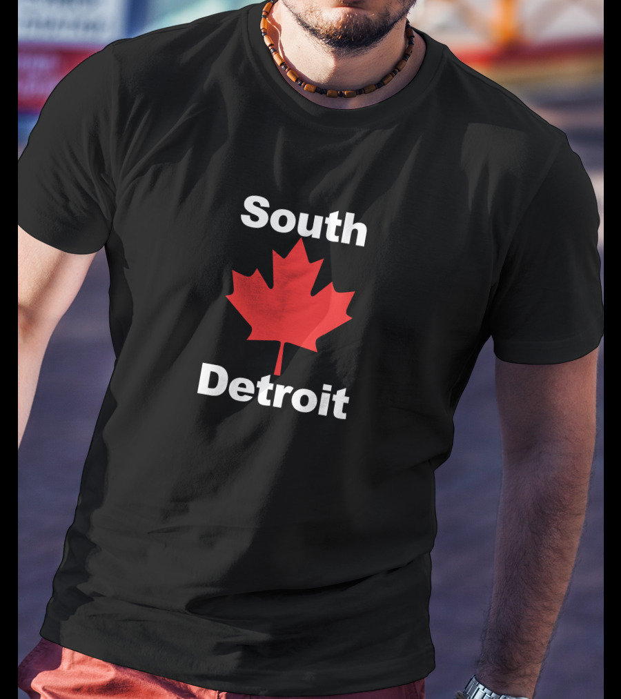 South Detroit Maple Leaf Terry Foster T-Shirt