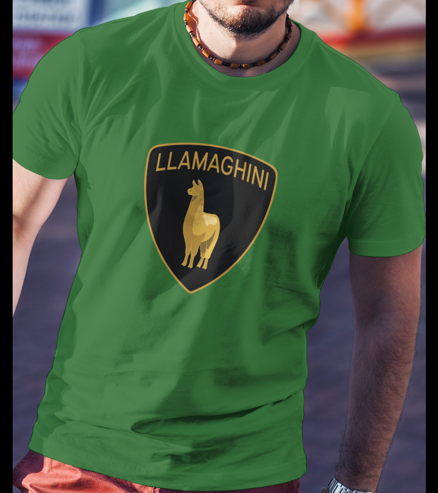 Llamaghini III Blipshift Shea Adam Emblem T-Shirt