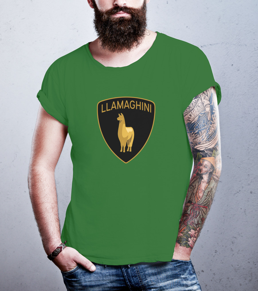 Llamaghini III Blipshift Shea Adam Emblem T-Shirt