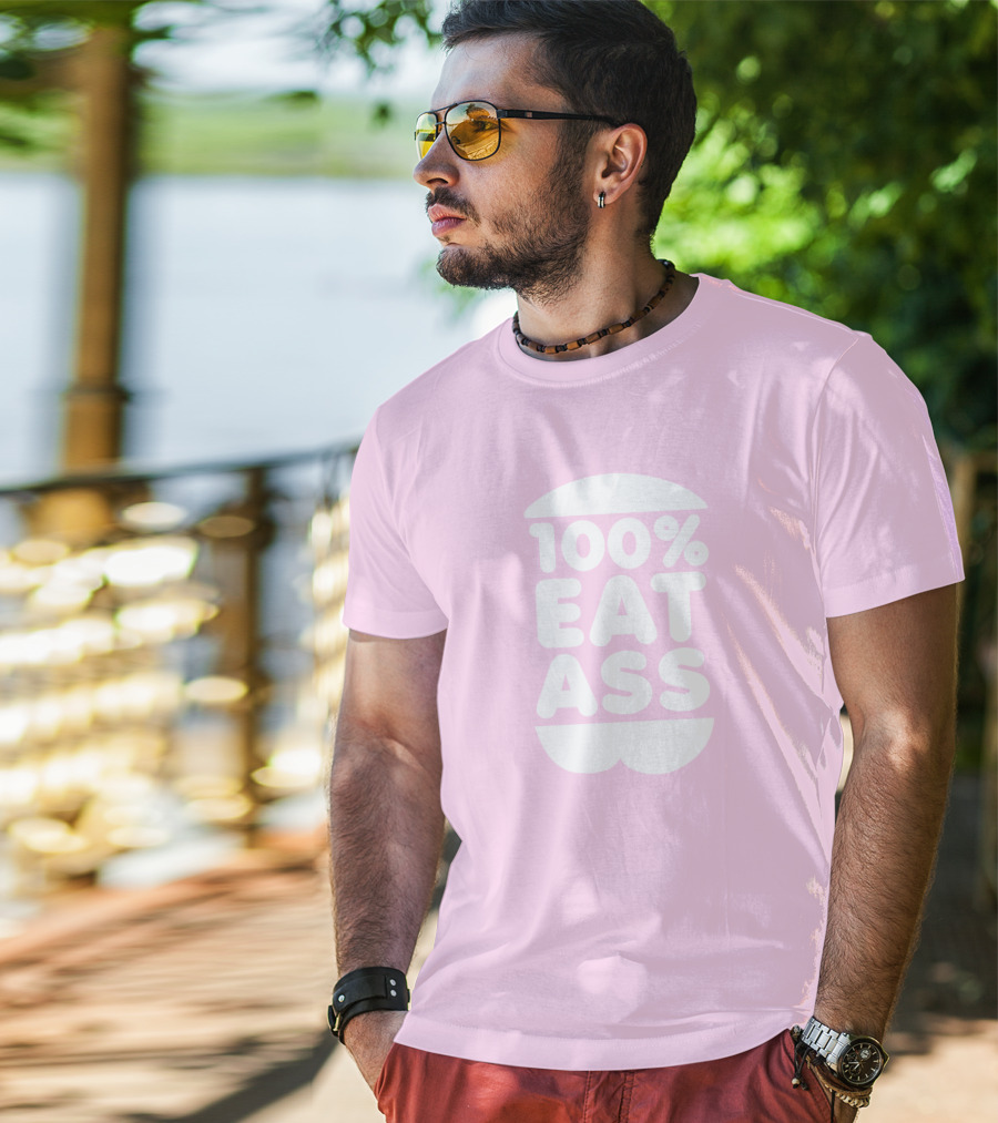 Rooster Teeth Store Face Jam 100% Eat Ass T-Shirt
