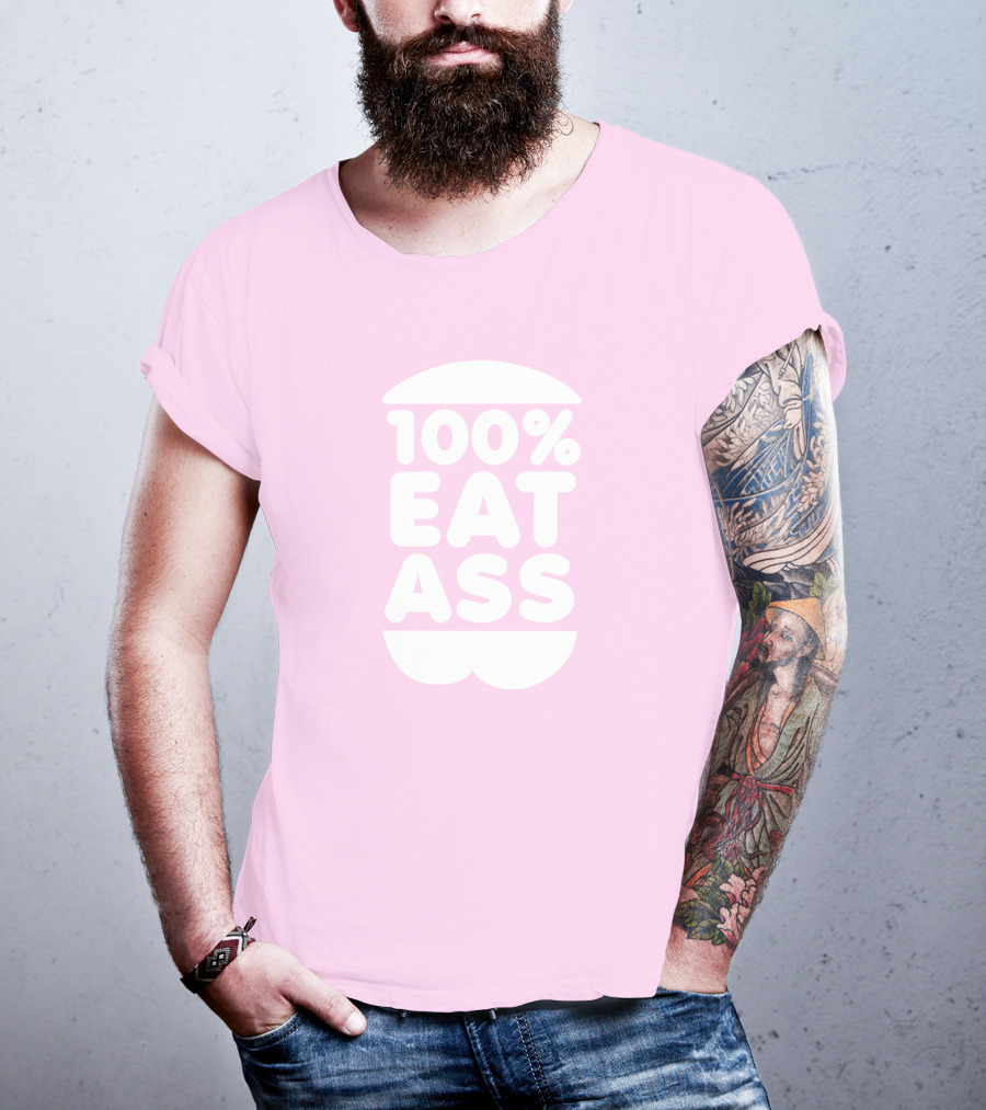 Rooster Teeth Store Face Jam 100% Eat Ass T-Shirt