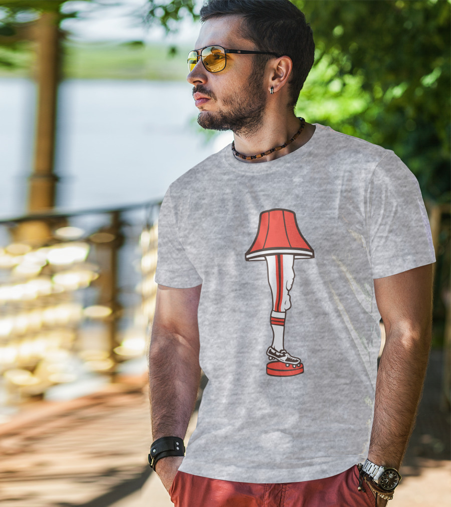 Jimmy Haslam WeBleedOhio Cleveland Football Leg Lamp T-Shirt