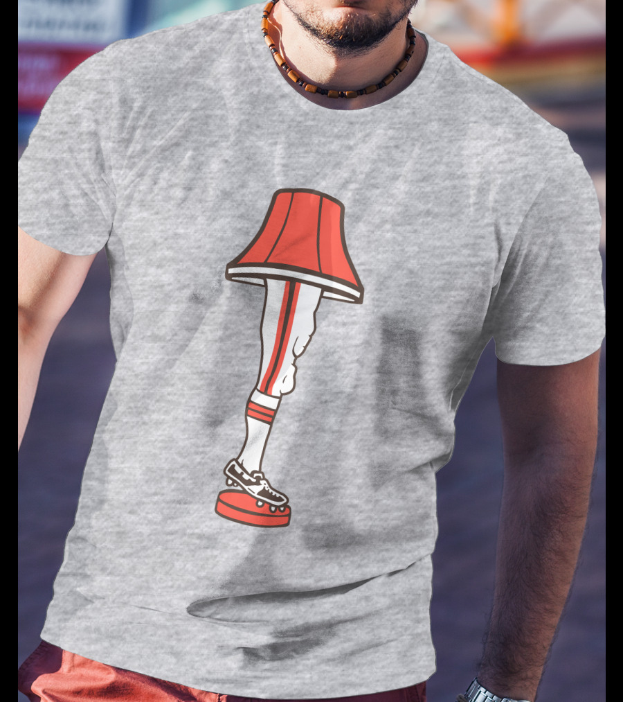 Jimmy Haslam WeBleedOhio Cleveland Football Leg Lamp T-Shirt