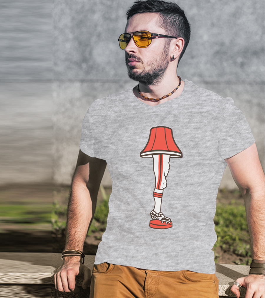 Jimmy Haslam WeBleedOhio Cleveland Football Leg Lamp T-Shirt