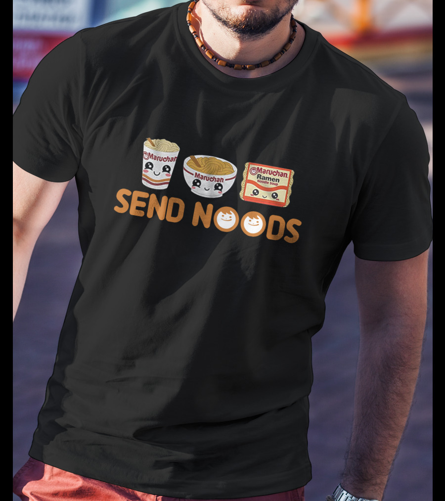 Maruchan Send Noods Cup Bowl Pack Kawaii Ramen T-Shirt