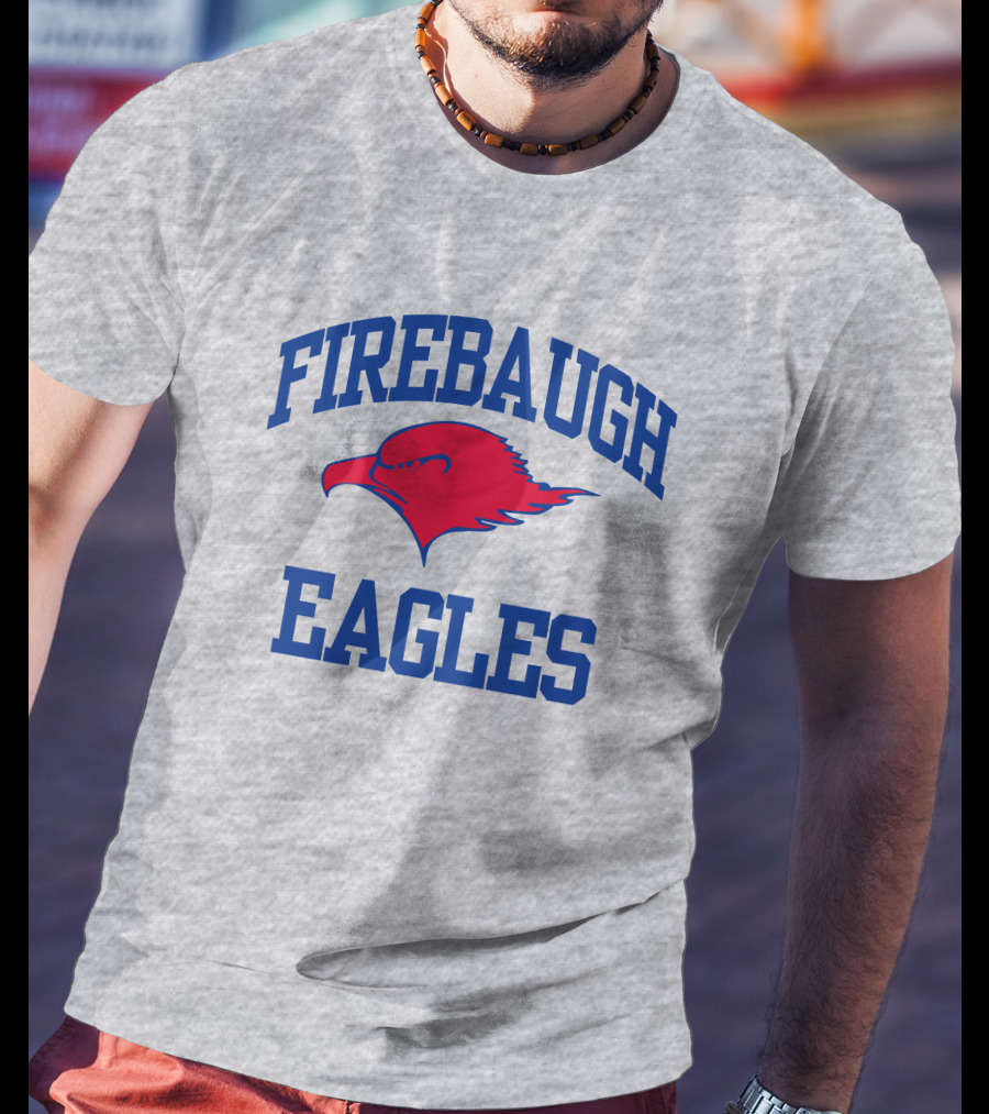 Josh Allen Firebaugh Eagles Buffalo Bills Red Blue Text T-Shirt